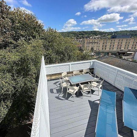 The Roof Terrace Maisonette - City Centre Bath Bagian luar foto