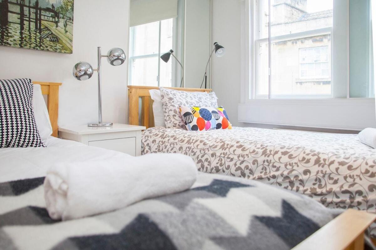 The Roof Terrace Maisonette - City Centre Bath Bagian luar foto