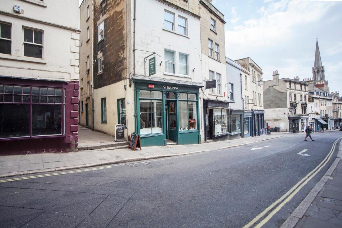 The Roof Terrace Maisonette - City Centre Bath Bagian luar foto